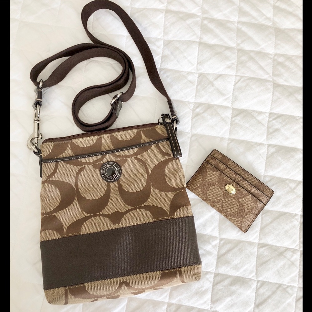 Barely Used Coach Crossbody Purse/Cardholder